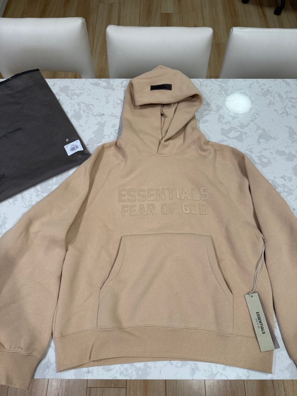 Fear of God Essentials Sand Hoodie NWT